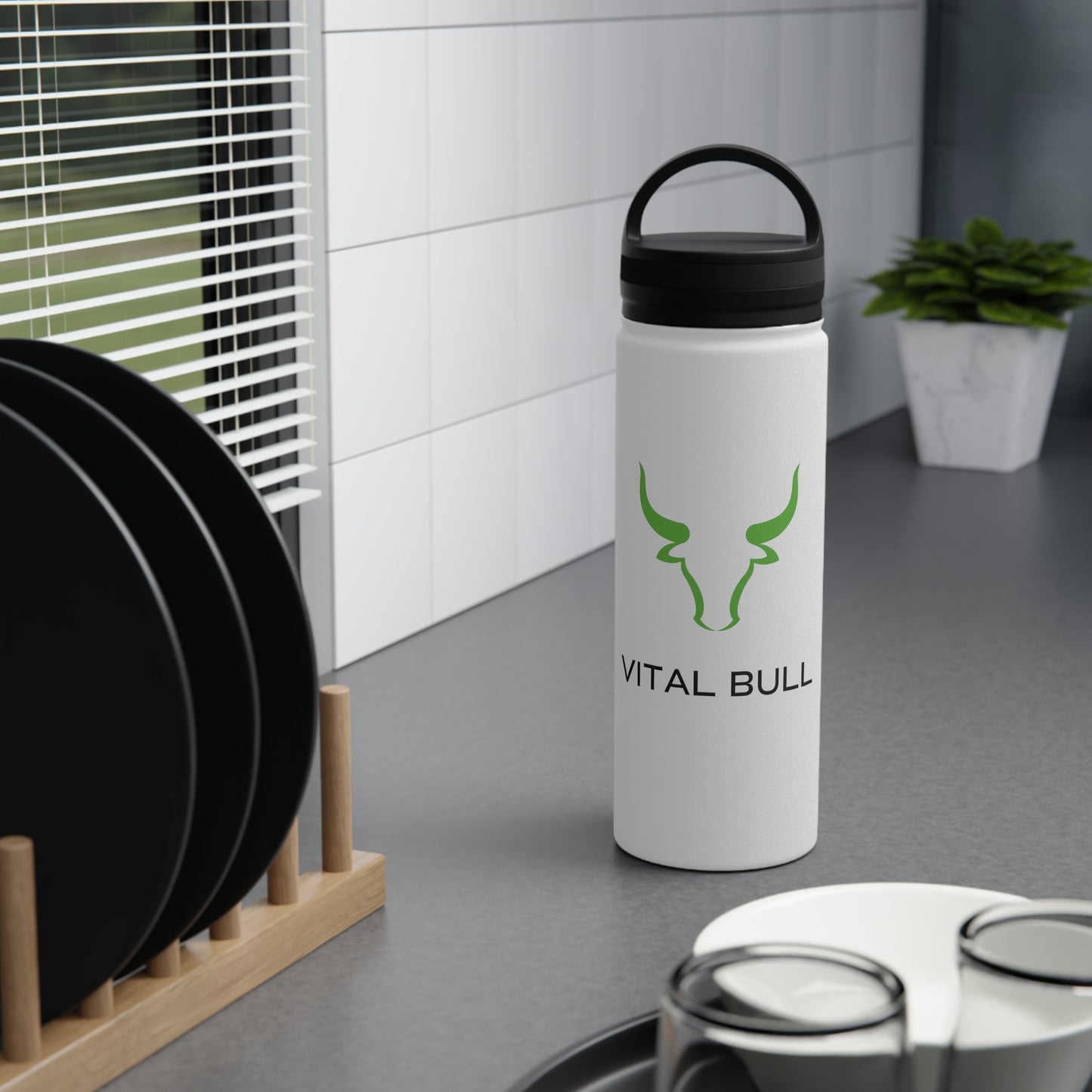 VITAL BULL STAINLESS STEEL WATER BOTTLE