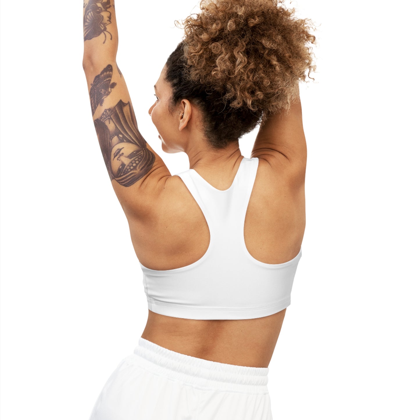 VITAL BULL LOGO SEAMLESS SPORTS BRA