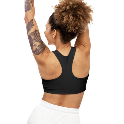 VITAL BULL LOGO SEAMLESS SPORTS BRA