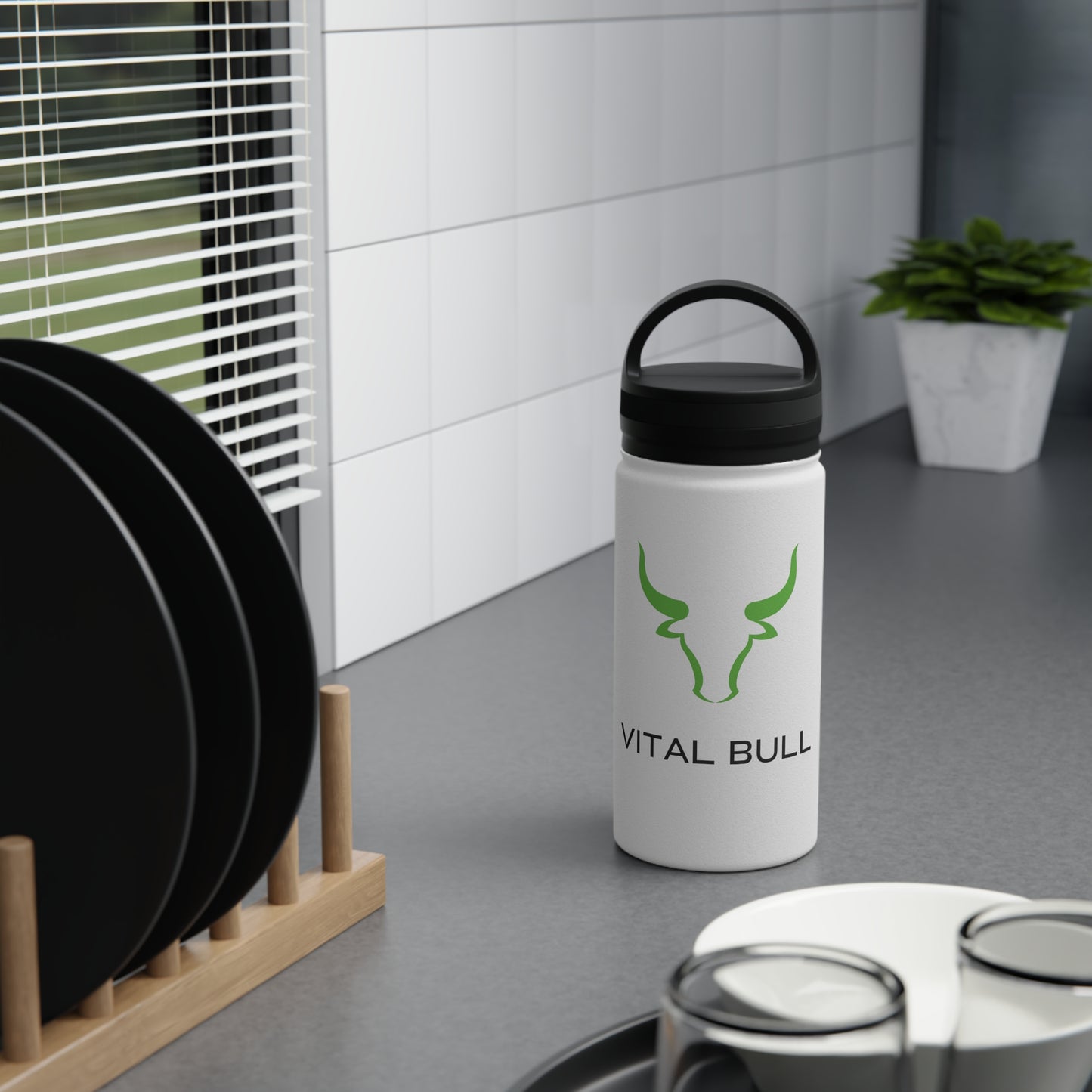 VITAL BULL STAINLESS STEEL WATER BOTTLE